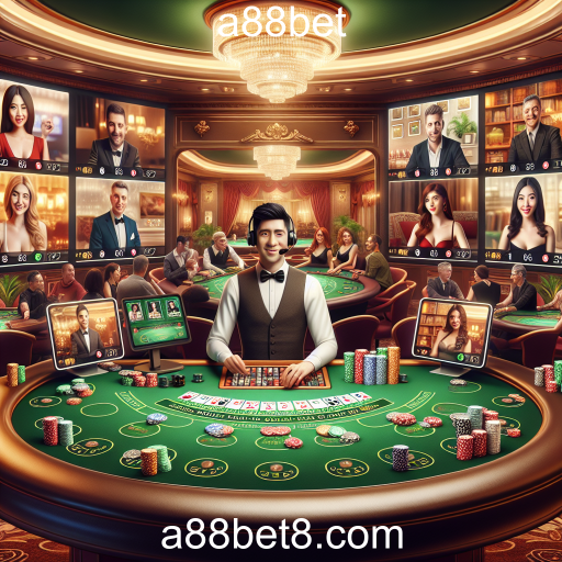 A Experiência Imersiva do Cassino Ao Vivo no a88bet